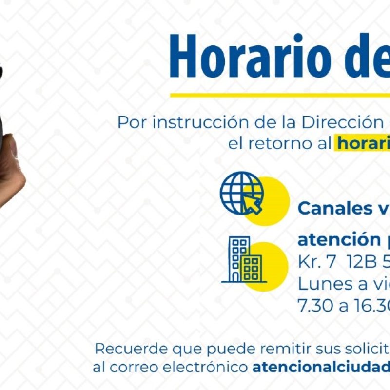 Horario de atención Horario de atención