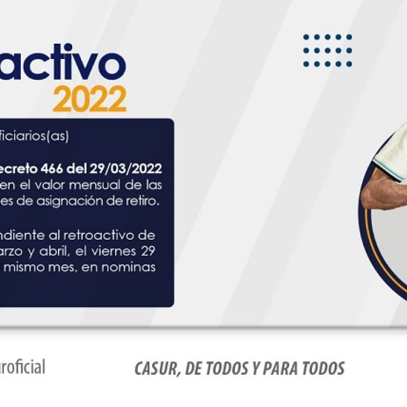 Ir a Pago retroactivo