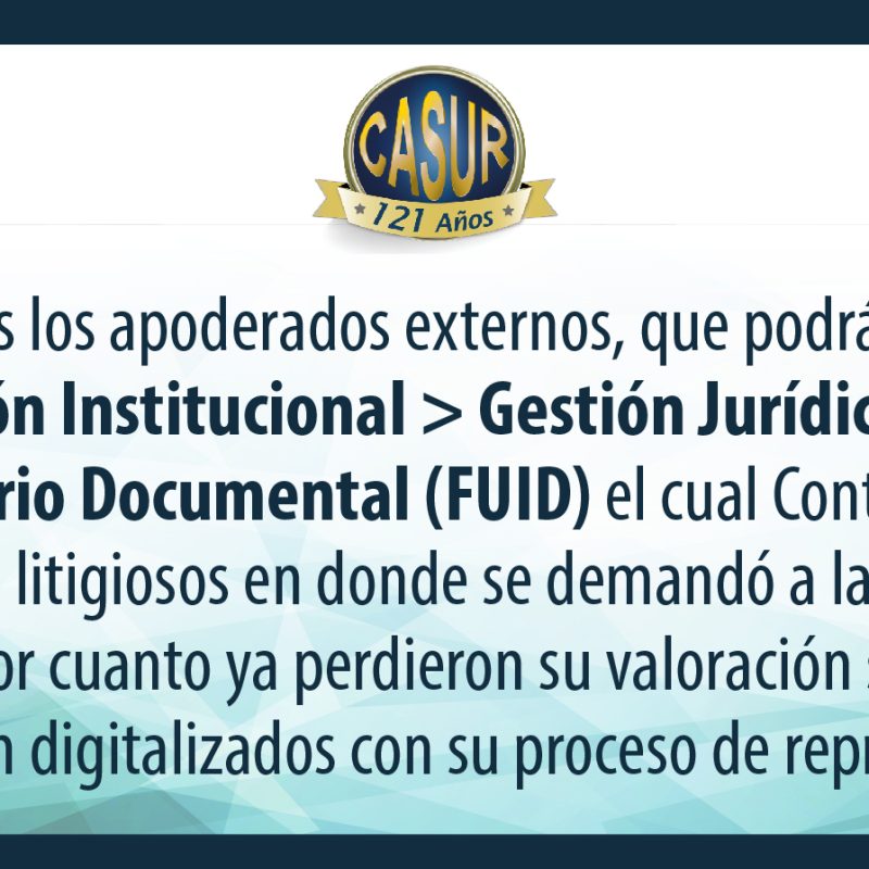 Formato único de inventario documental
