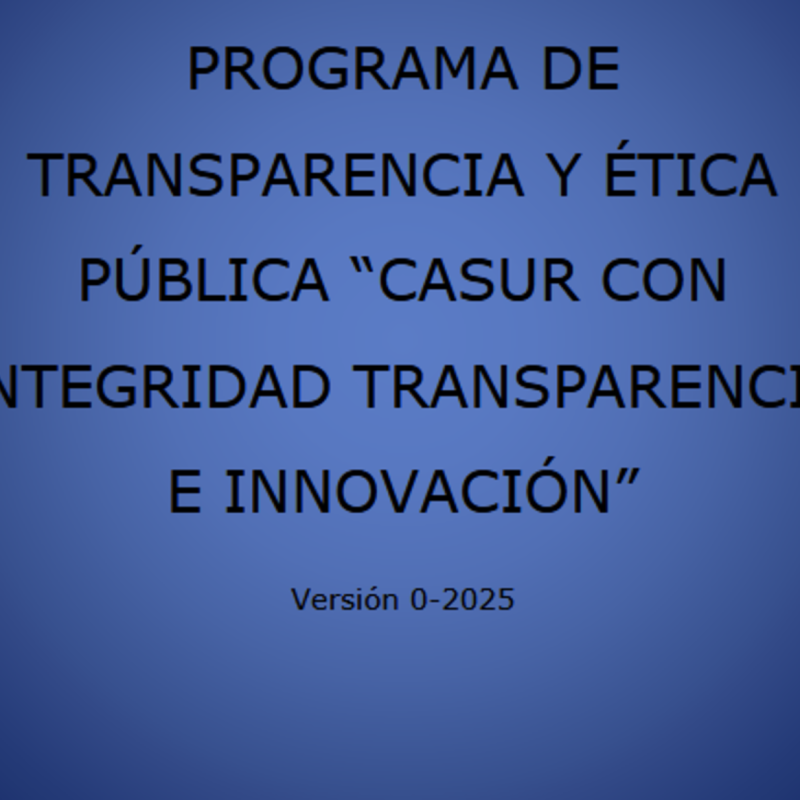 Programa transparencia Programa transparencia